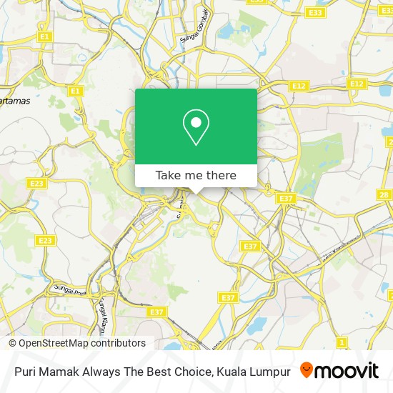 Puri Mamak Always The Best Choice map