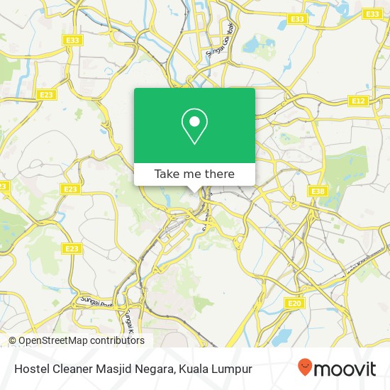 Peta Hostel Cleaner Masjid Negara