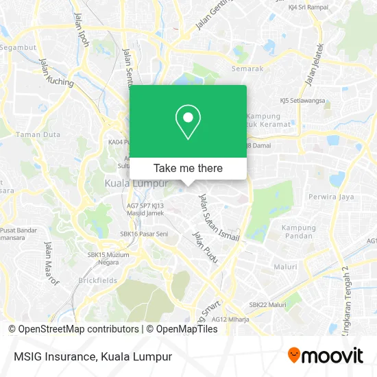MSIG Insurance map