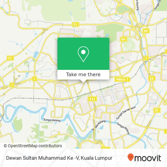 Peta Dewan Sultan Muhammad Ke -V