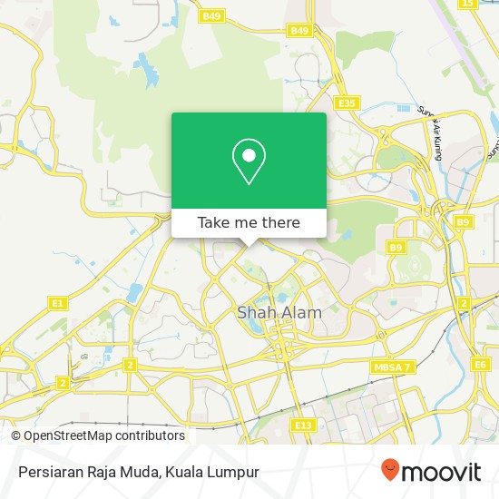 Persiaran Raja Muda map