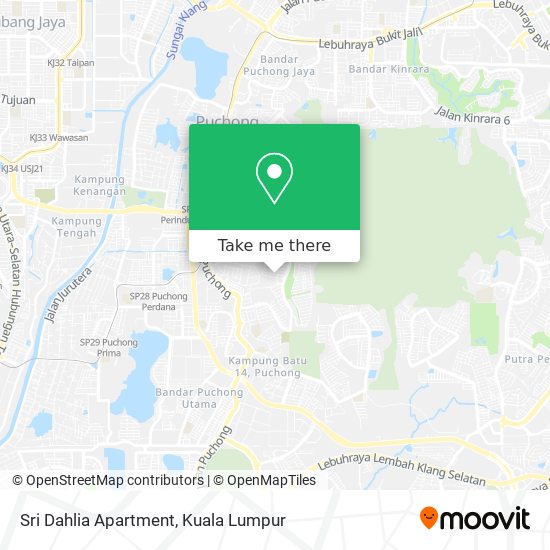 Peta Sri Dahlia Apartment