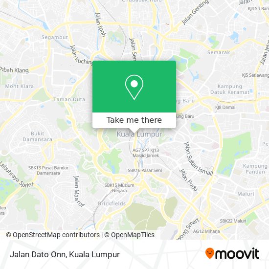 Jalan Dato Onn map