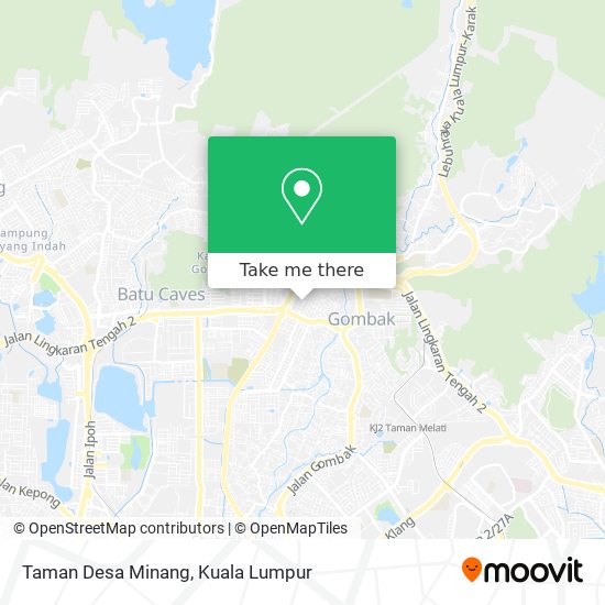 Peta Taman Desa Minang