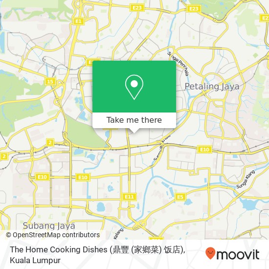 The Home Cooking Dishes (鼎豐 (家鄉菜) 饭店) map