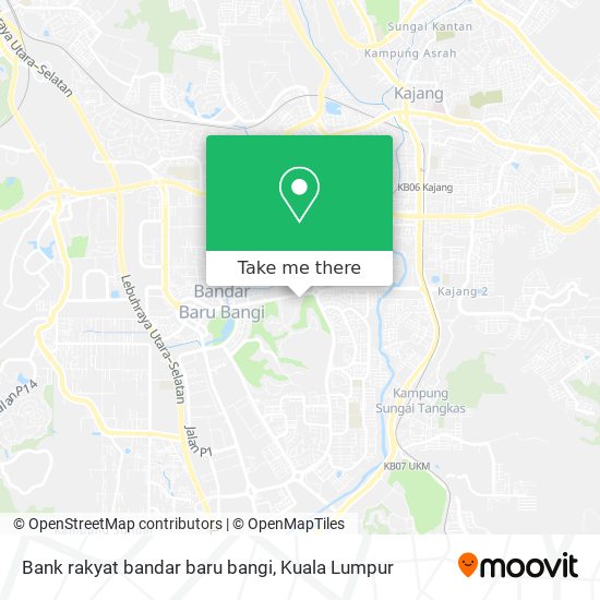 Bank rakyat bandar baru bangi map