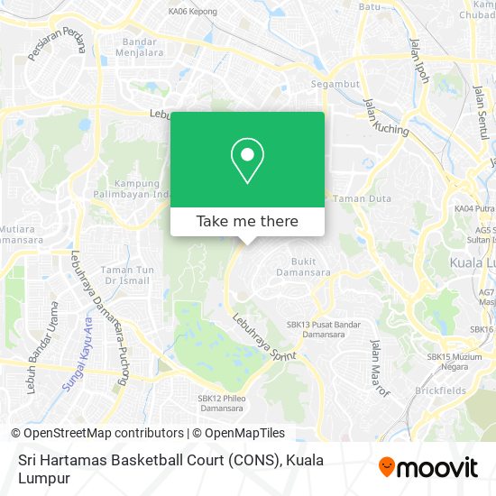 Peta Sri Hartamas Basketball Court (CONS)