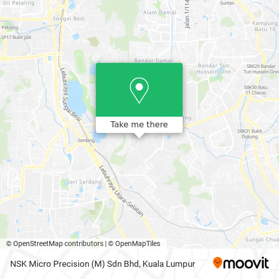 NSK Micro Precision (M) Sdn Bhd map