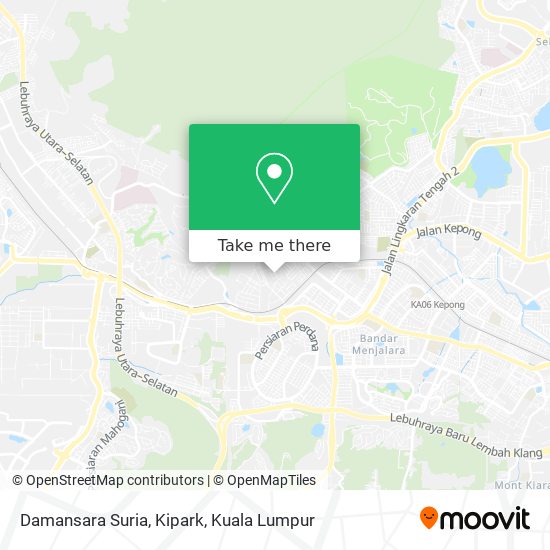 Damansara Suria, Kipark map