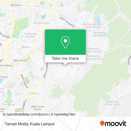 Taman Muda map