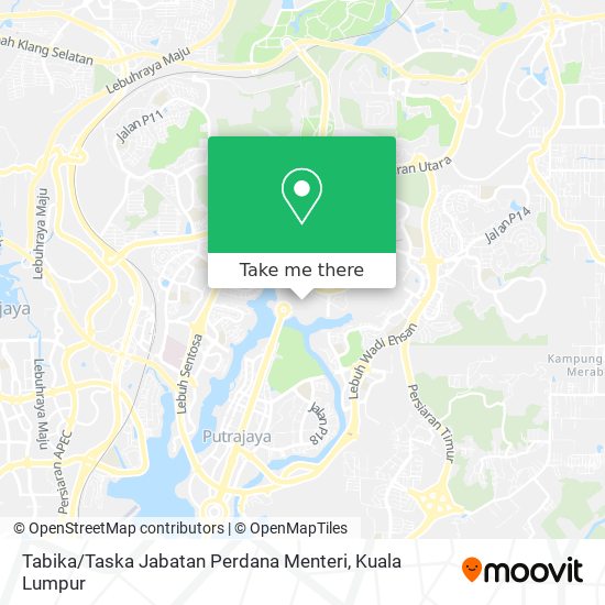 Peta Tabika / Taska Jabatan Perdana Menteri