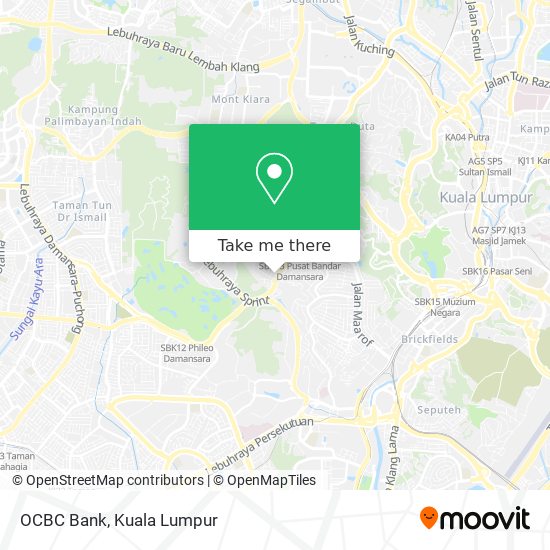 OCBC Bank map