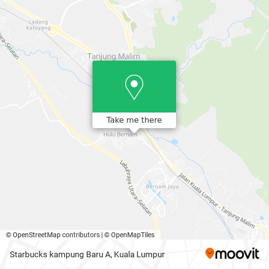 Peta Starbucks kampung Baru A