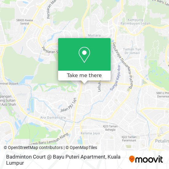 Badminton Court @ Bayu Puteri Apartment map