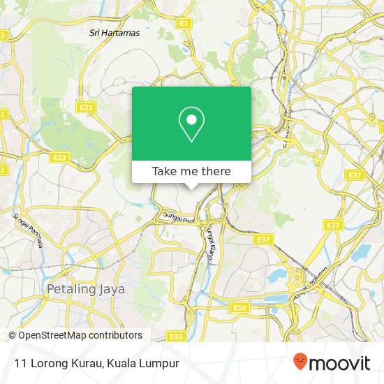 11 Lorong Kurau map