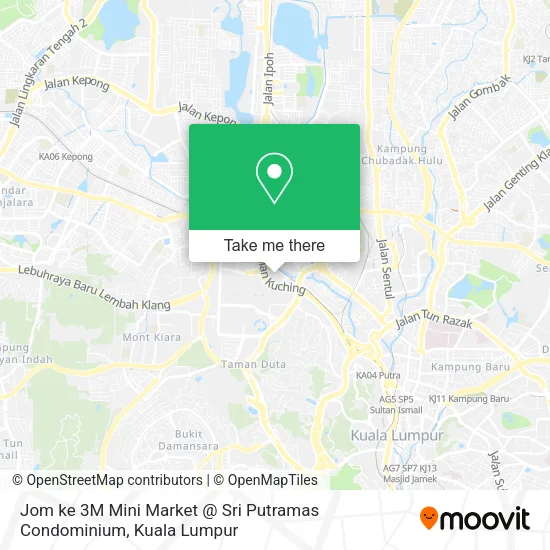 Jom ke 3M Mini Market @ Sri Putramas Condominium map
