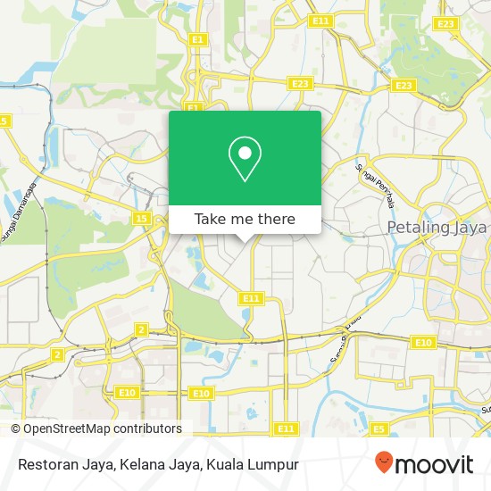 Restoran Jaya, Kelana Jaya map