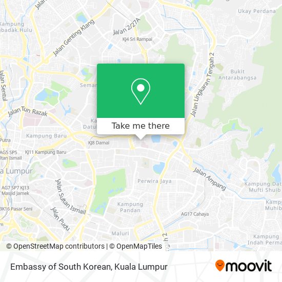 How To Get To Embassy Of South Korean In Kuala Lumpur By Bus Or Mrt Lrt Moovit