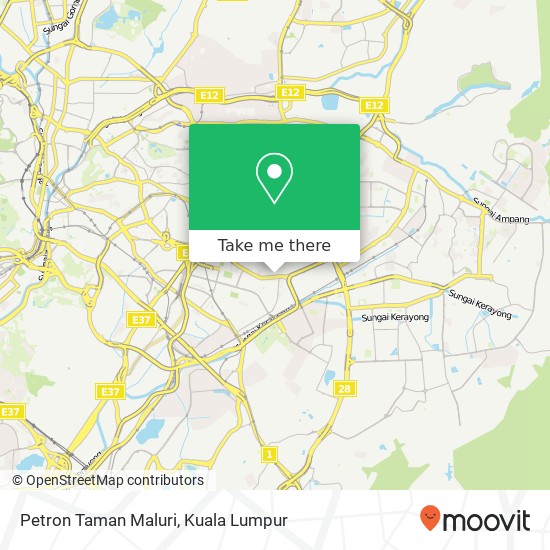 Petron Taman Maluri map