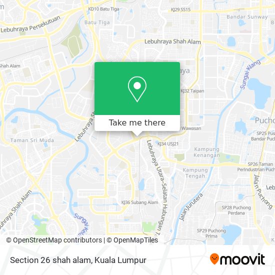 Section 26 shah alam map