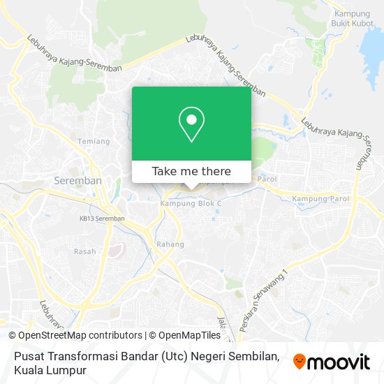 Pusat Transformasi Bandar (Utc) Negeri Sembilan map