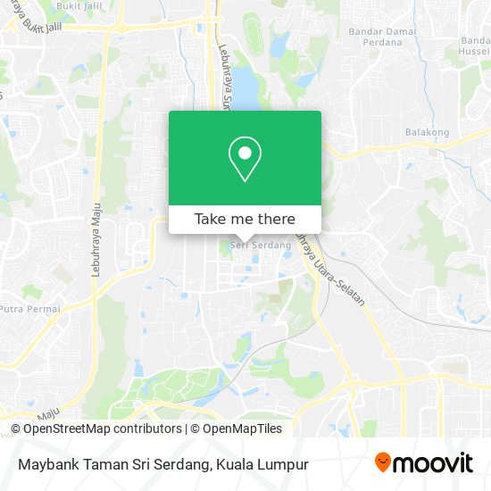 Peta Maybank Taman Sri Serdang