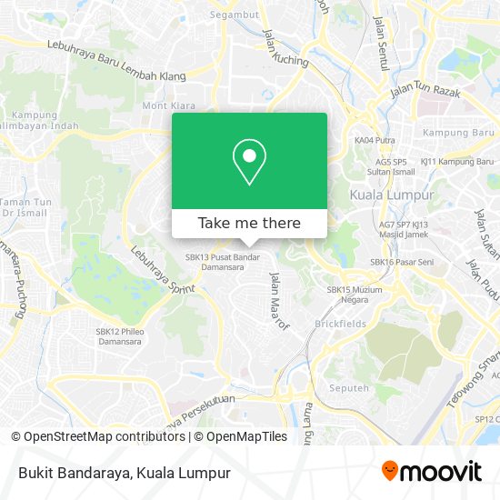 Bukit Bandaraya map