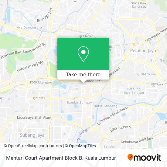 Mentari Court Apartment Block B map