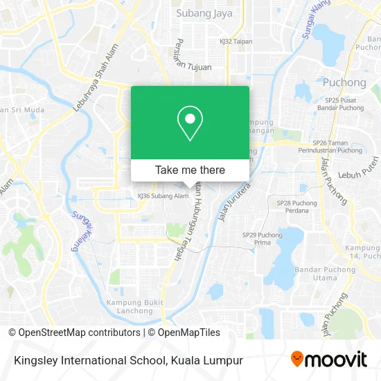 Kingsley International School map