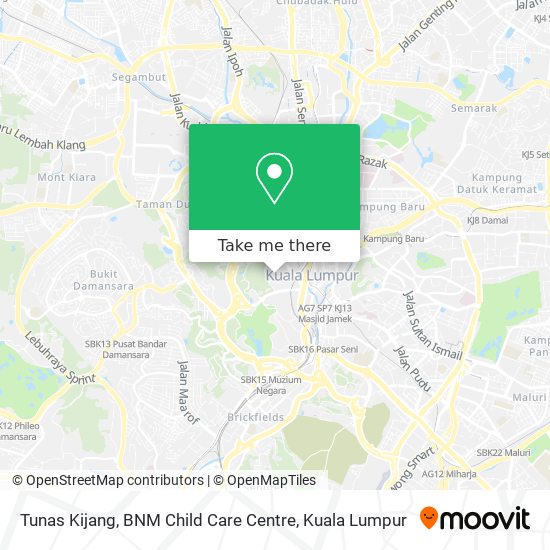 Tunas Kijang, BNM Child Care Centre map