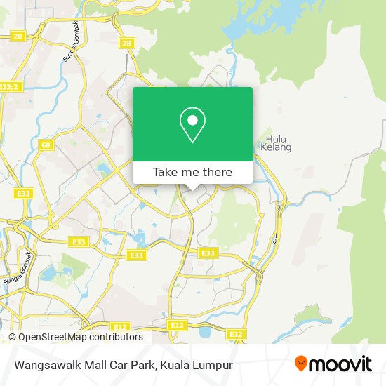 Peta Wangsawalk Mall Car Park