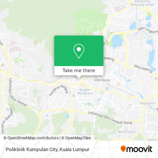 Peta Poliklinik Kumpulan City