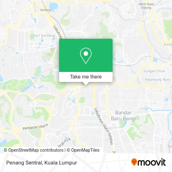 Penang Sentral map
