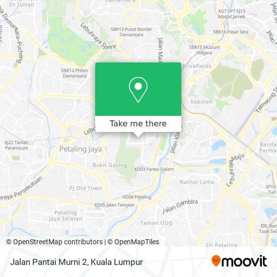 Jalan Pantai Murni 2 map