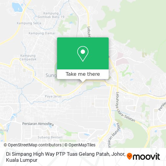 Di Simpang High Way PTP Tuas Gelang Patah, Johor map