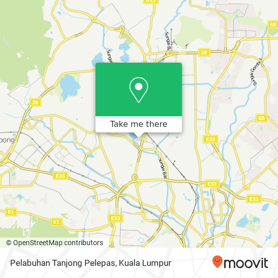 Peta Pelabuhan Tanjong Pelepas