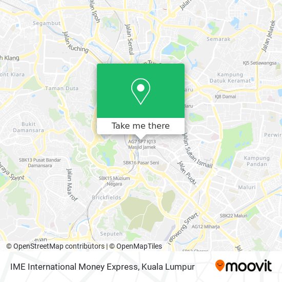 IME International Money Express map
