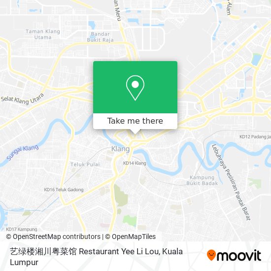 艺绿楼湘川粤菜馆   Restaurant Yee Li Lou map