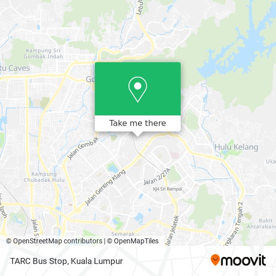 TARC Bus Stop map