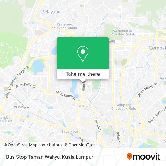 Bus Stop Taman Wahyu map