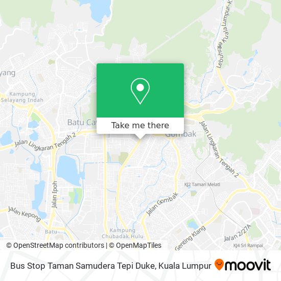 Bus Stop Taman Samudera Tepi Duke map