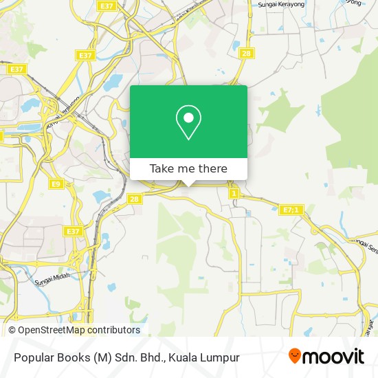 Popular Books (M) Sdn. Bhd. map
