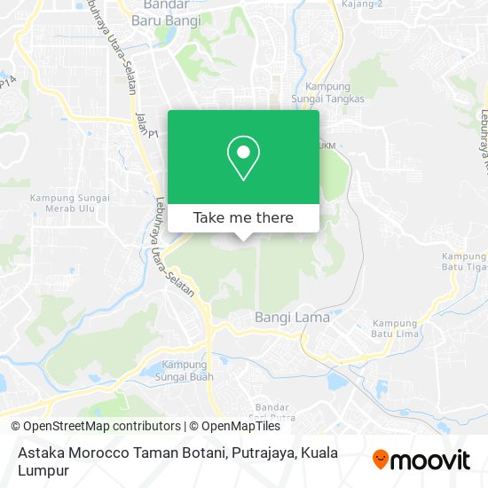 Astaka Morocco Taman Botani, Putrajaya map