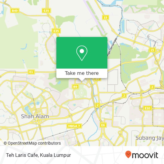 Teh Laris Cafe map