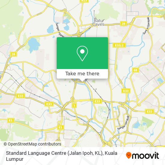 Standard Language Centre (Jalan Ipoh, KL) map