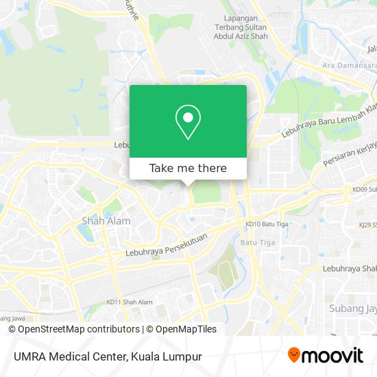 UMRA Medical Center map