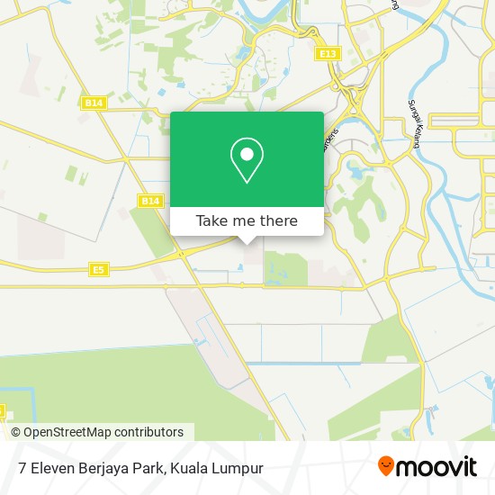 7 Eleven Berjaya Park map