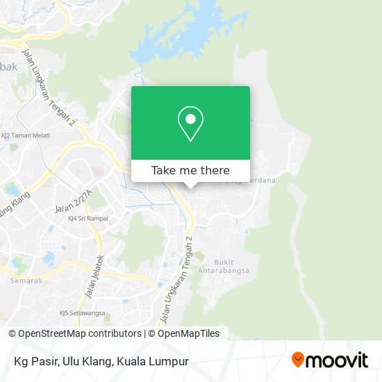 Kg Pasir, Ulu Klang map
