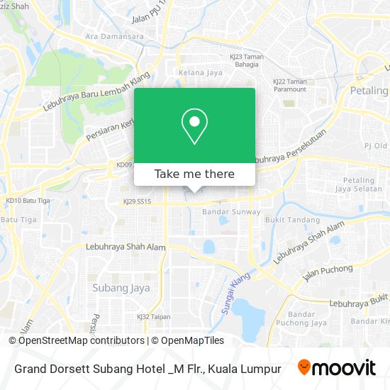 Grand Dorsett Subang Hotel _M Flr. map