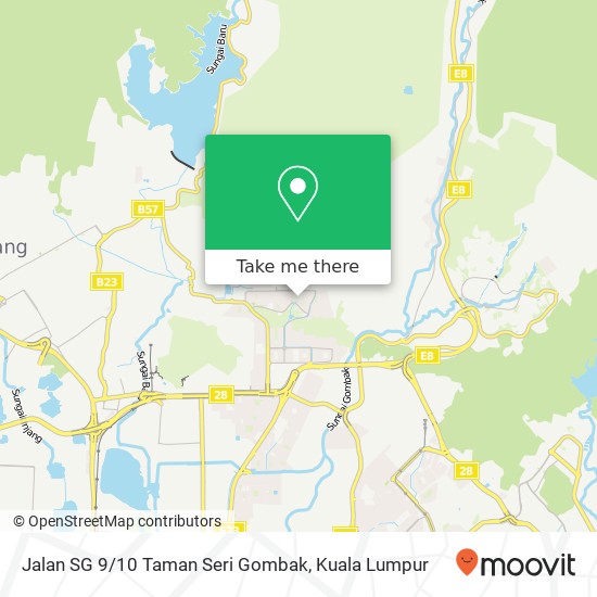 Jalan SG 9 / 10 Taman Seri Gombak map